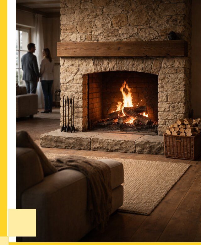 Открытые камины под ключ в Лесозаводске от 155070 р. ЭриданЛсз