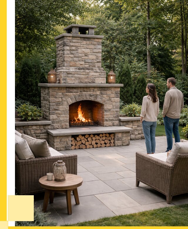 Уличные камины из кирпича в Лесозаводске от 155070 р. | ЭриданЛсз