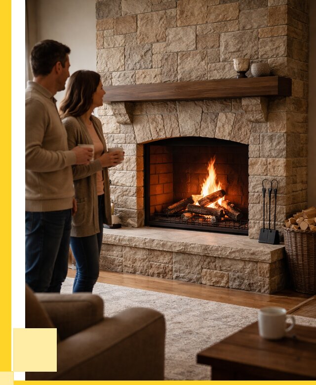 Каменные камины на заказ в Лесозаводске от 186084 р. | ЭриданЛсз