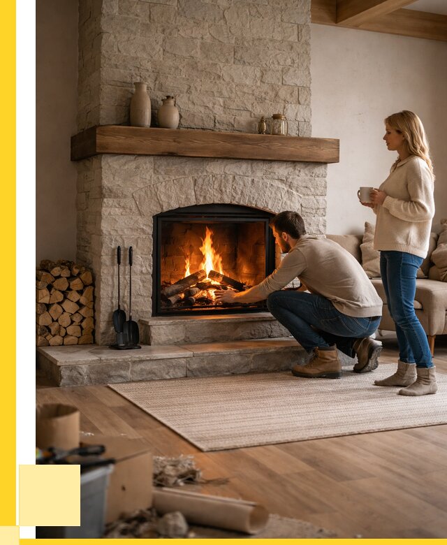 Камины для загородного дома в Лесозаводске от 361830 р., ЭриданЛсз