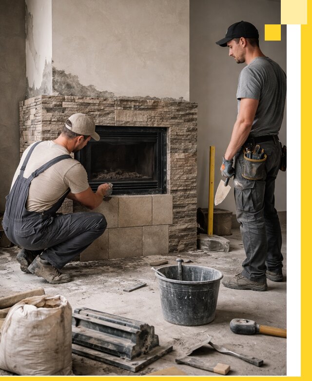 Камины под ключ в Лесозаводске: проект, изготовление и монтаж