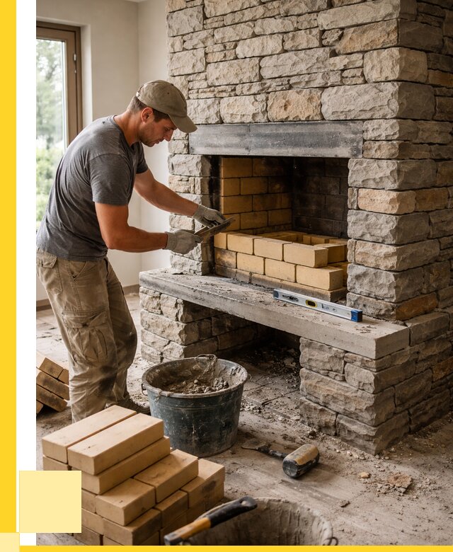 Кладка каминов и камина в Лесозаводске от 25845 р. ЭриданЛсз