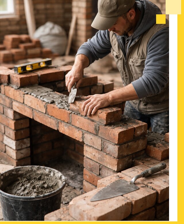 Кладка каминов под ключ в Лесозаводске профессиональная отделка и монтаж