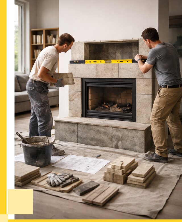 Монтаж каминов и установка в Лесозаводске от 46521 р. | ЭриданЛсз