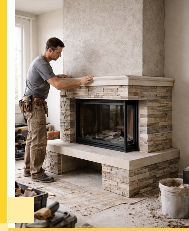 Изготовление каминов под ключ в Лесозаводске от 155070 р. | ЭриданЛсз