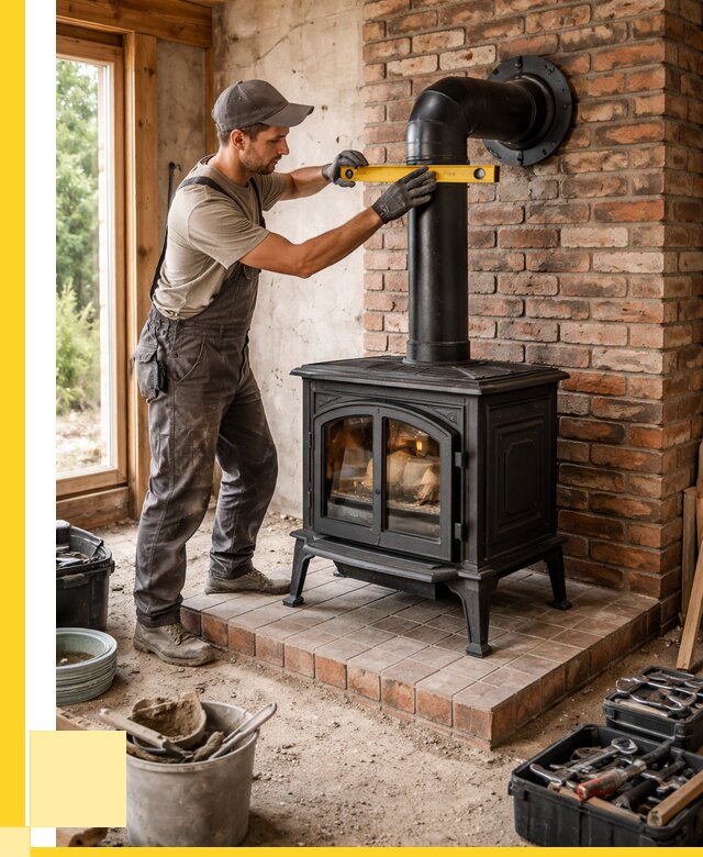 Монтаж печей установка банной печи в Лесозаводске от 15507 р. | ЭриданЛсз