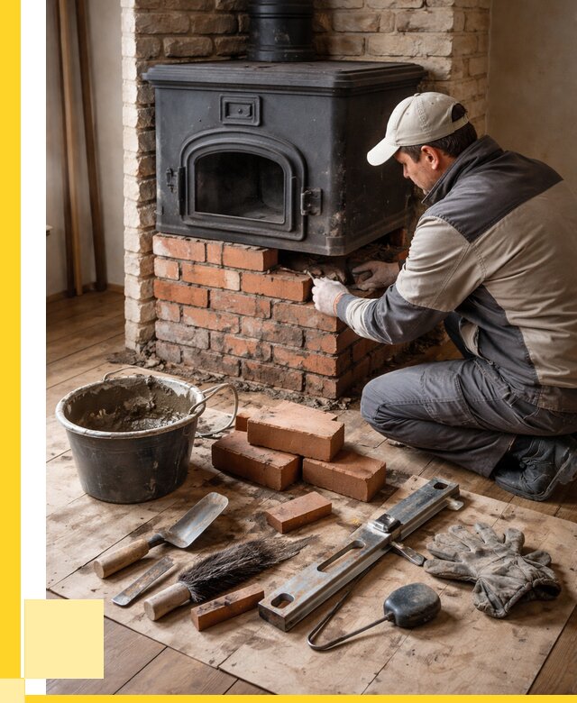 Ремонт печей в Лесозаводске от 12406 р., услуги печника ЭриданЛсз