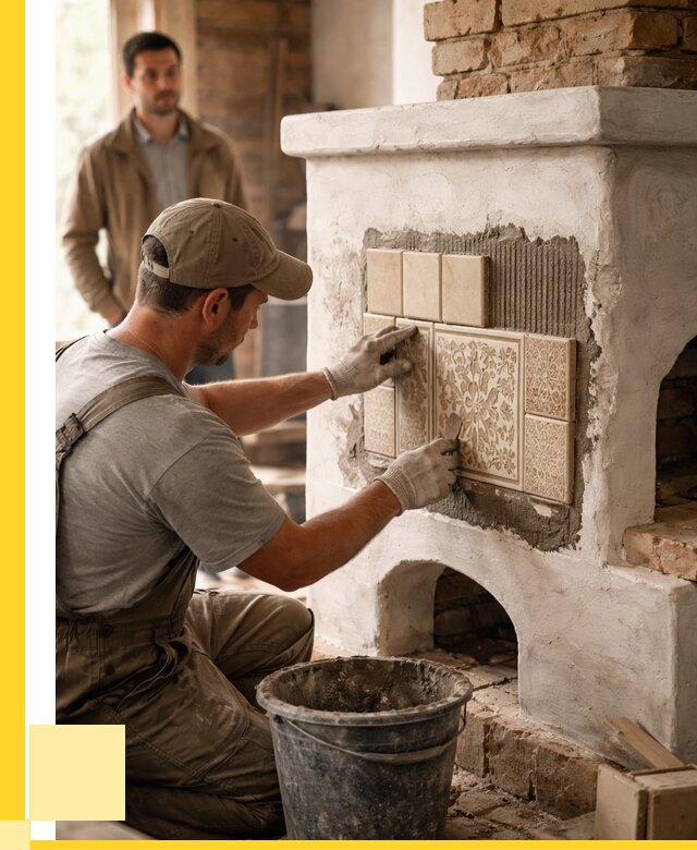 Отделка печей и банных печей в Лесозаводске от 36183 р. | ЭриданЛсз