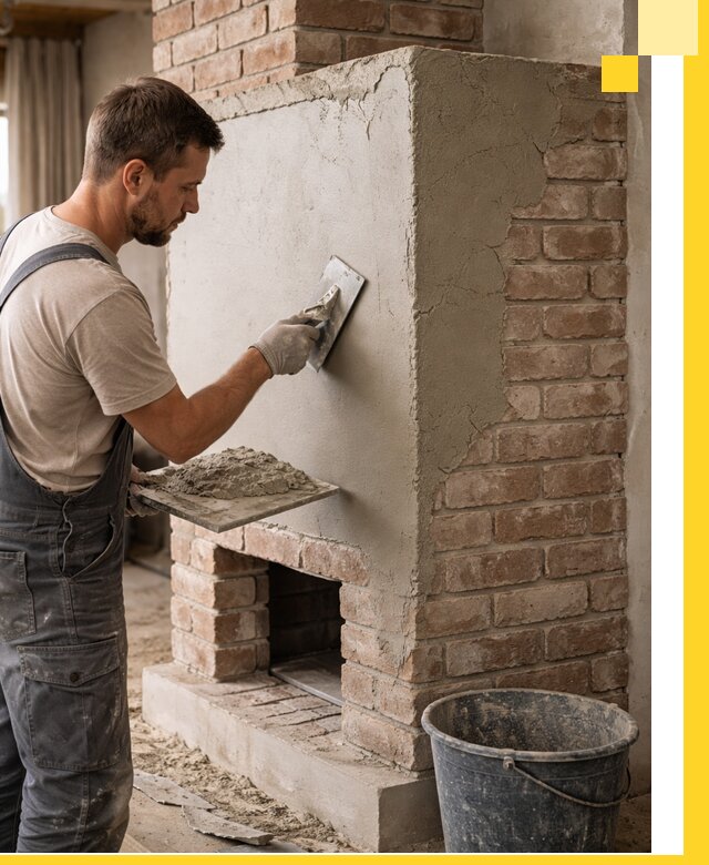 Отделка печей и облицовка каминов в Лесозаводске под ключ