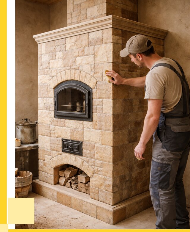 Облицовка печей в Лесозаводске от 4652 р. под ключ | ЭриданЛсз