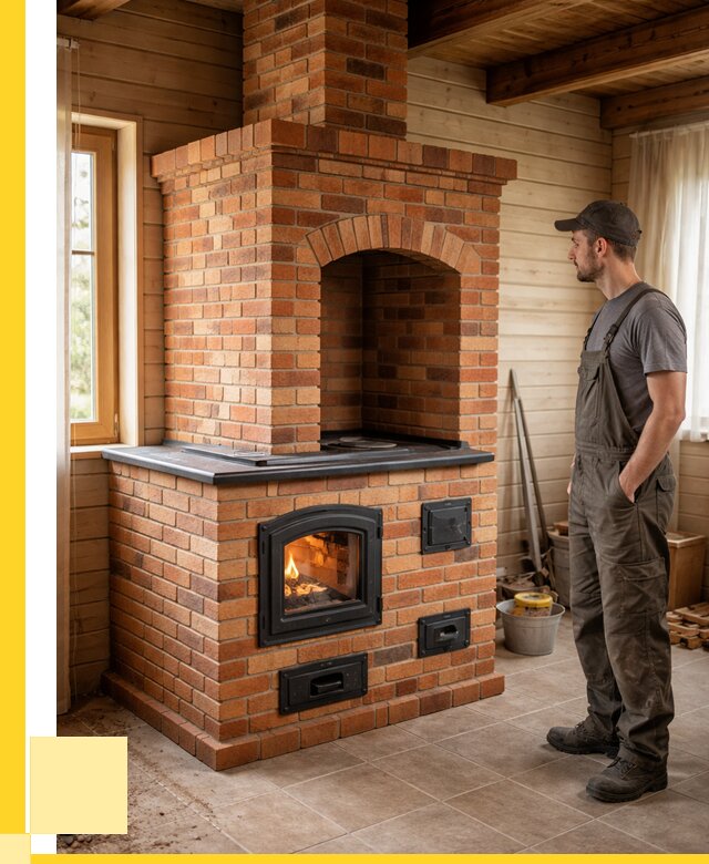 Кирпичные печи в Лесозаводске: купить от 155070 р. | ЭриданЛсз