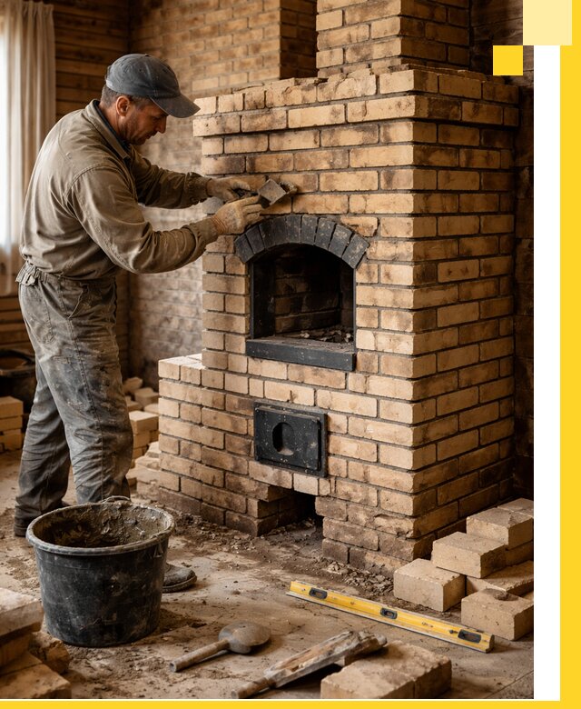 Кирпичные печи под ключ в Лесозаводске: проектирование и кладка