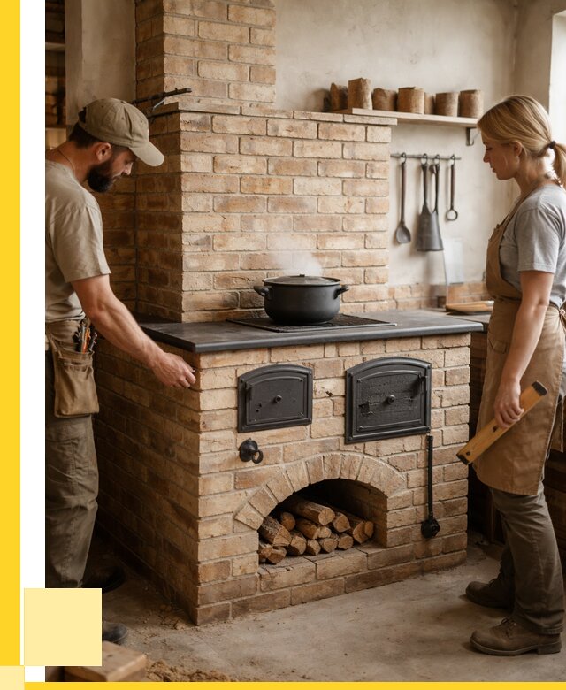 Варочно отопительные печи в Лесозаводске от 93042 р. | ЭриданЛсз