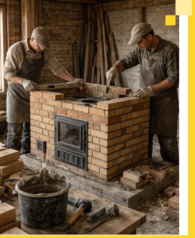 Изготовление и установка варочных печей под ключ в Лесозаводске