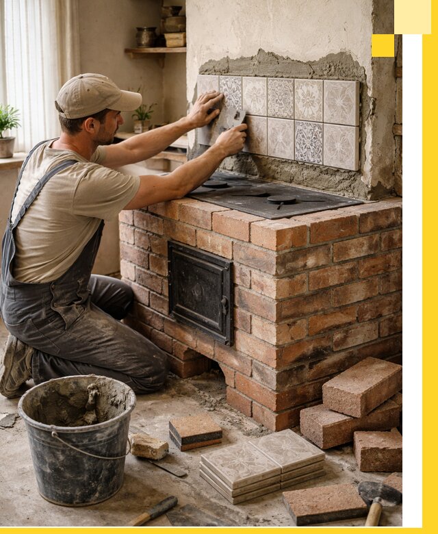 Печи с плитой на заказ монтаж гарантия и сервис в Лесозаводске