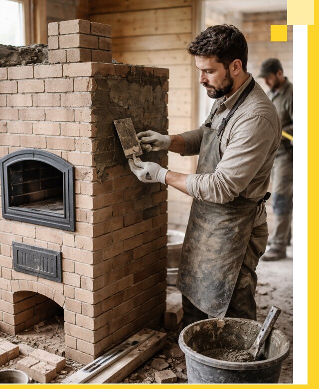 Изготовление и установка печей-шведок под ключ в Лесозаводске