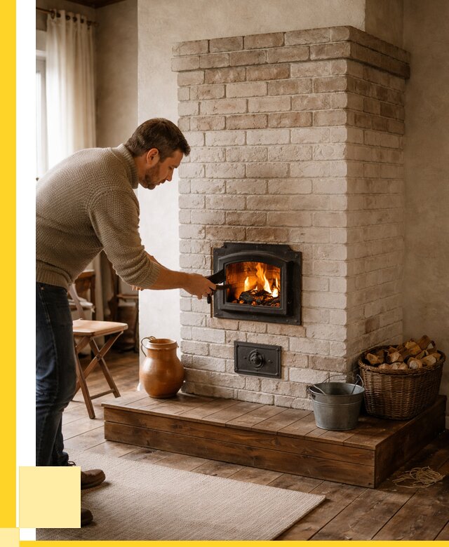 Печь голландка из кирпича в Лесозаводске от 87873 р. | ЭриданЛсз