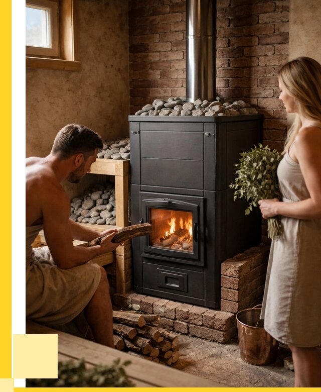 Кирпичная печь для бани на заказ в Лесозаводске от 56859 р. | ЭриданЛсз