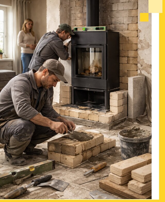 Печи и камины под ключ: проект, установка в Лесозаводске