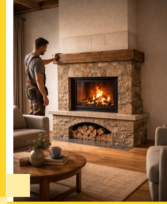 Печи камины для дома под ключ в Лесозаводске от 56859 р. | ЭриданЛсз