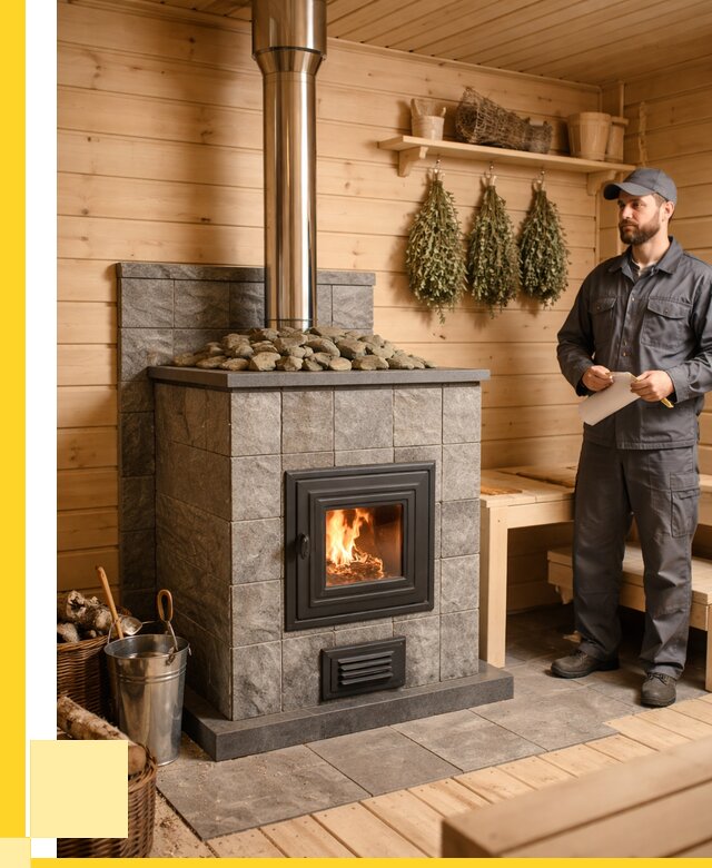 Печи для бани под ключ в Лесозаводске от 124056 р. | ЭриданЛсз