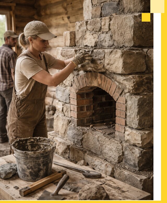 Каменные печи на заказ и монтаж в Лесозаводске, долговечные решения