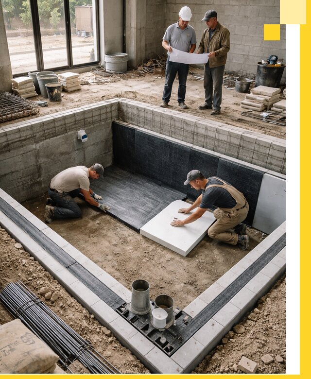 Проекты частных и общественных бассейнов под ключ в Лесозаводске