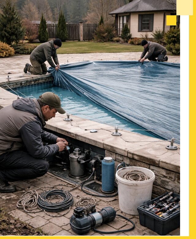 Консервация бассейнов в Лесозаводске: подготовка к длительному хранению