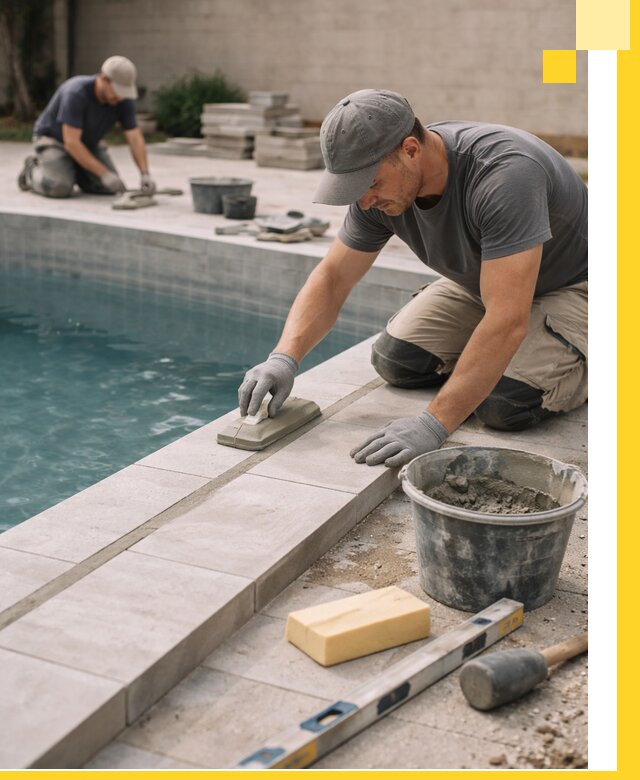 Отделка бассейнов в Лесозаводске: декоративная отделка и гидроизоляция