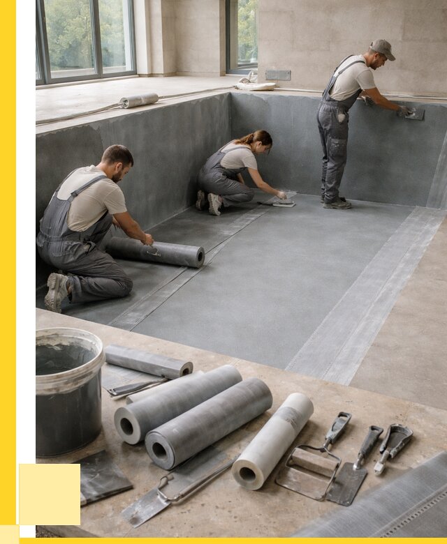 Гидроизоляция бассейнов в Лесозаводске от 2068 р., ЭриданЛсз