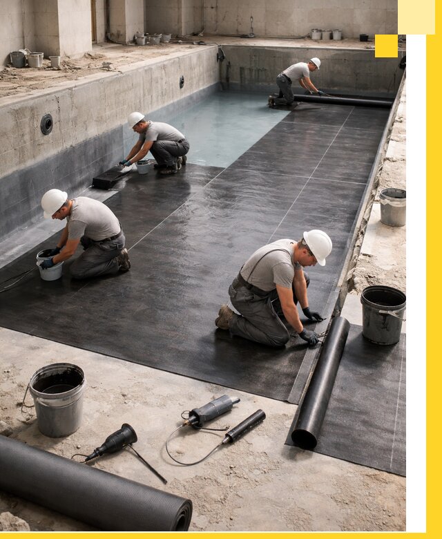 Профессиональная гидроизоляция бассейнов и чаш в Лесозаводске под ключ