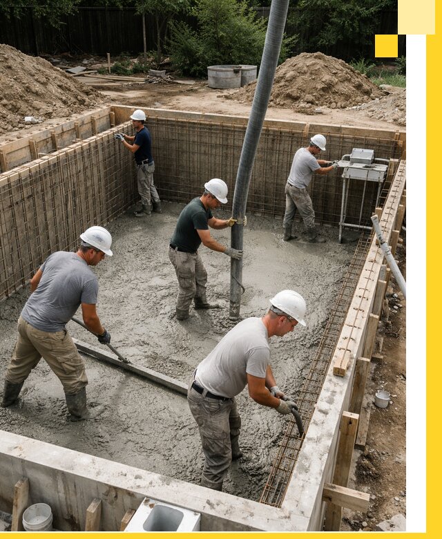 Строительство бетонных бассейнов под ключ в Лесозаводске