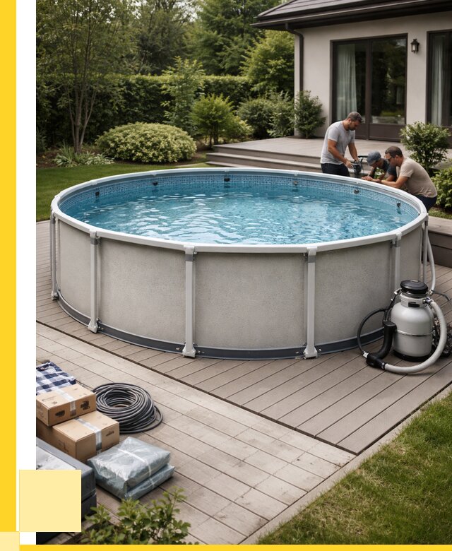 Купить каркасные бассейны в Лесозаводске от 46521 р. | ЭриданЛсз