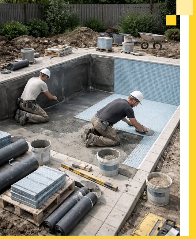 Проектирование и строительство стационарных бассейнов в Лесозаводске