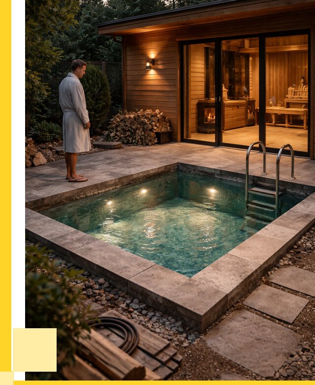 Бани с бассейном под ключ в Лесозаводске от 98211 р. | ЭриданЛсз