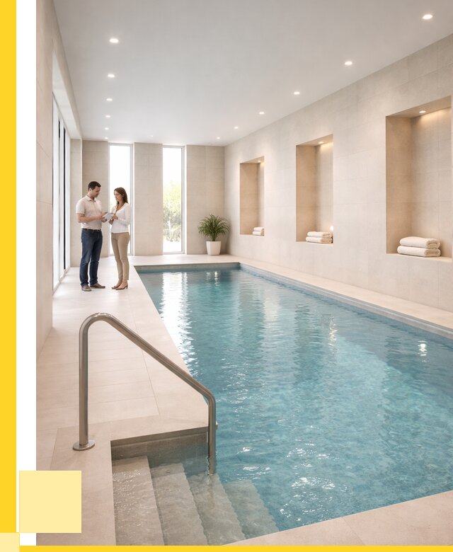 Бассейны в помещении под ключ в Лесозаводске от 1550700 р. | ЭриданЛсз