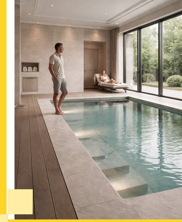 Бассейны в коттедже под ключ в Лесозаводске от 1240560 р. | ЭриданЛсз