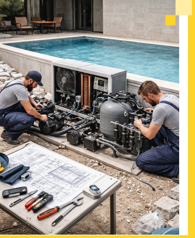 Проектирование и монтаж бассейнов с подогревом в Лесозаводске