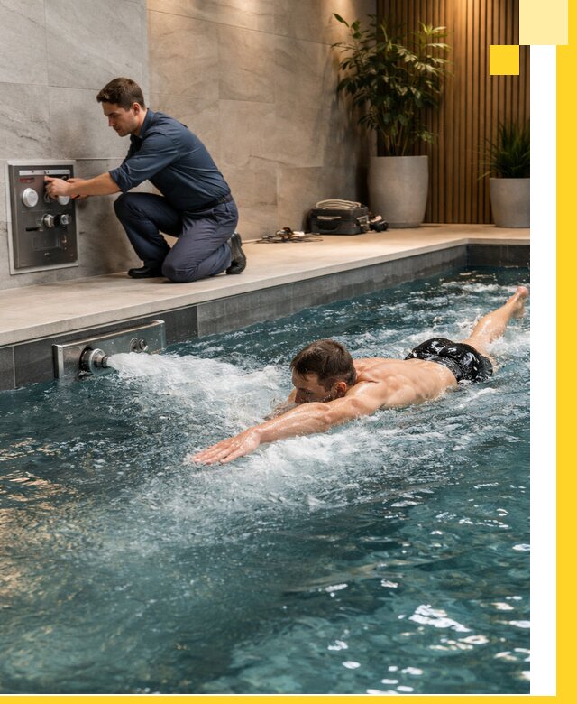 Проектирование и монтаж бассейнов с противотоком в Лесозаводске