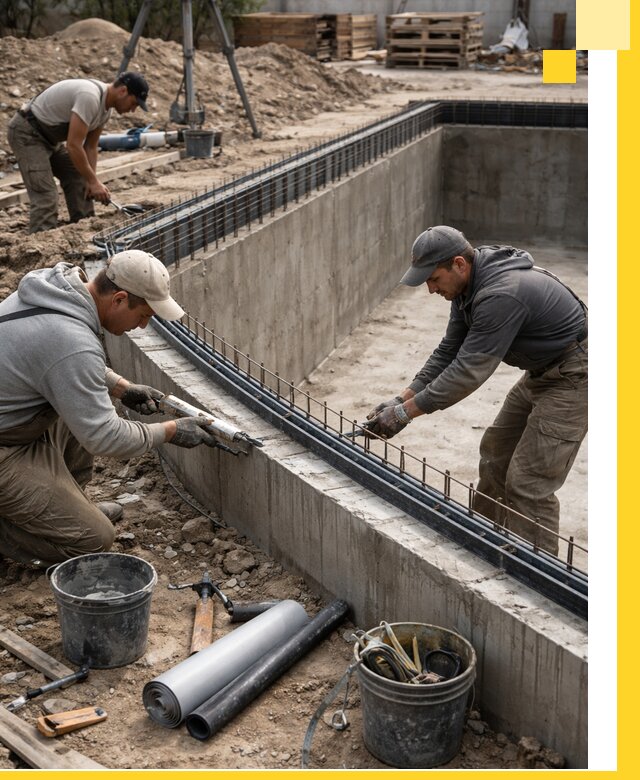 Качественный монтаж чаши бассейна в Лесозаводске под ключ с гарантией