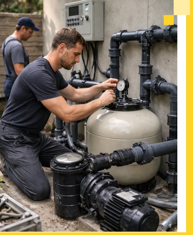 Поставка и монтаж фильтровального оборудования для бассейнов в Лесозаводске