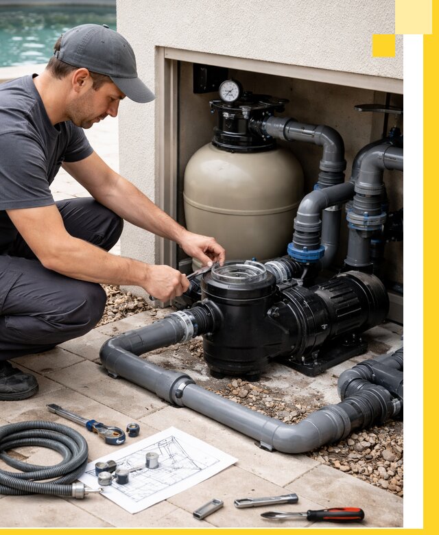 Поставка, монтаж и сервис насосов для бассейнов в Лесозаводске