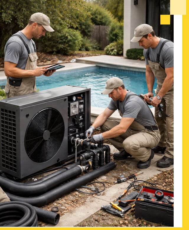 Проектирование и установка тепловых насосов для бассейнов в Лесозаводске