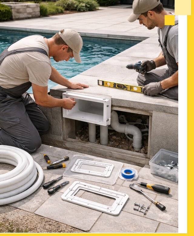 Поставка и установка скиммеров для бассейнов в Лесозаводске