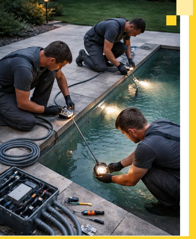 Профессиональное освещение бассейнов в Лесозаводске: дизайн и монтаж