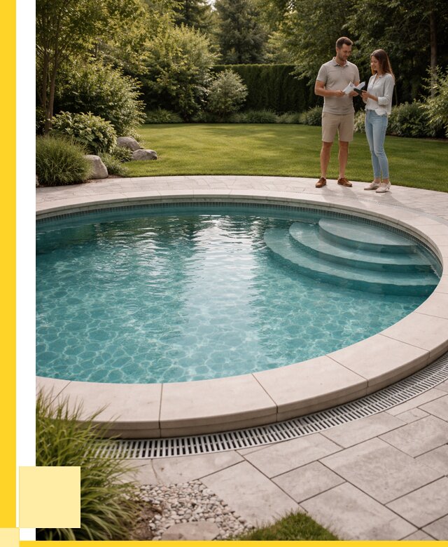 Круглые каркасные бассейны купить в Лесозаводске от 258450 р. | ЭриданЛсз