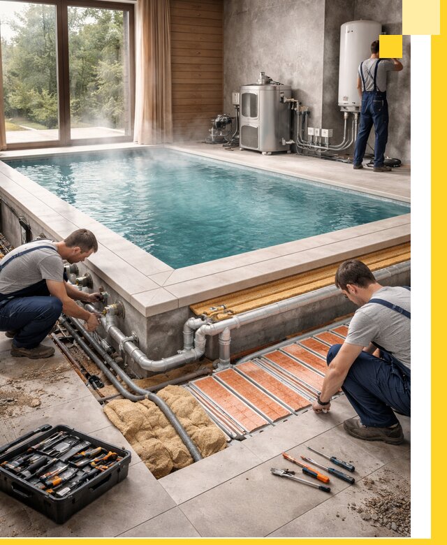 Проектирование и строительство тёплых бассейнов в Лесозаводске