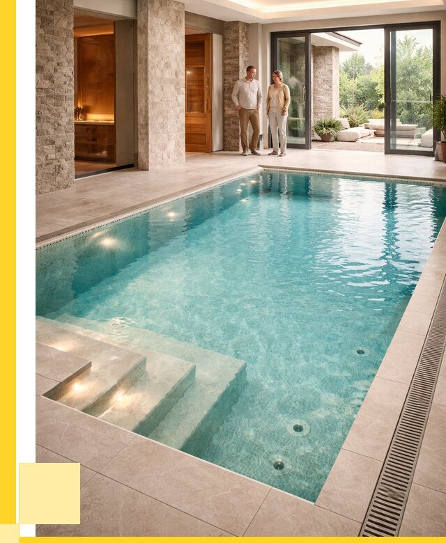 Бассейн во дворе в Лесозаводске: проект, отделка от 1240560 р. | ЭриданЛсз