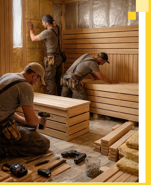 Профессиональное строительство саун под ключ в Лесозаводске