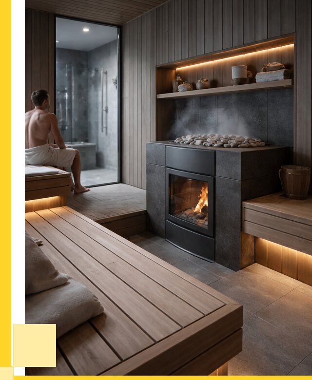 Проект сауны в частном доме в Лесозаводске от 36183 р. | ЭриданЛсз
